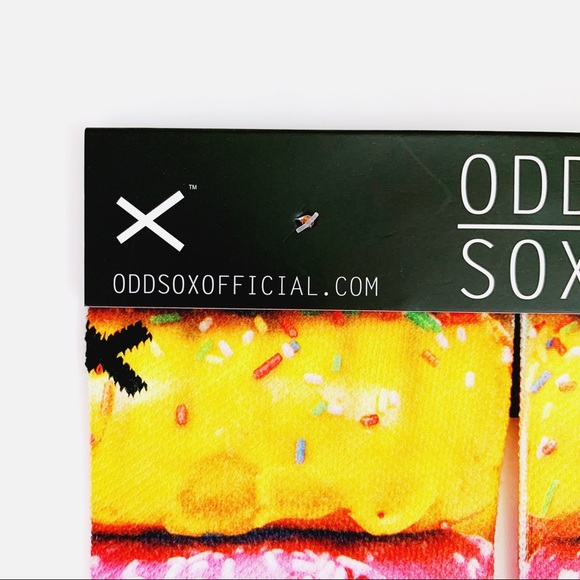 Odd Sox Donuts Junk Food Crew Socks Colorful - Picture 2 of 7